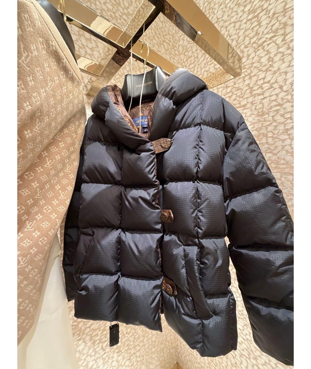 LOUIS VUITTON Черный пуховик, фото 4