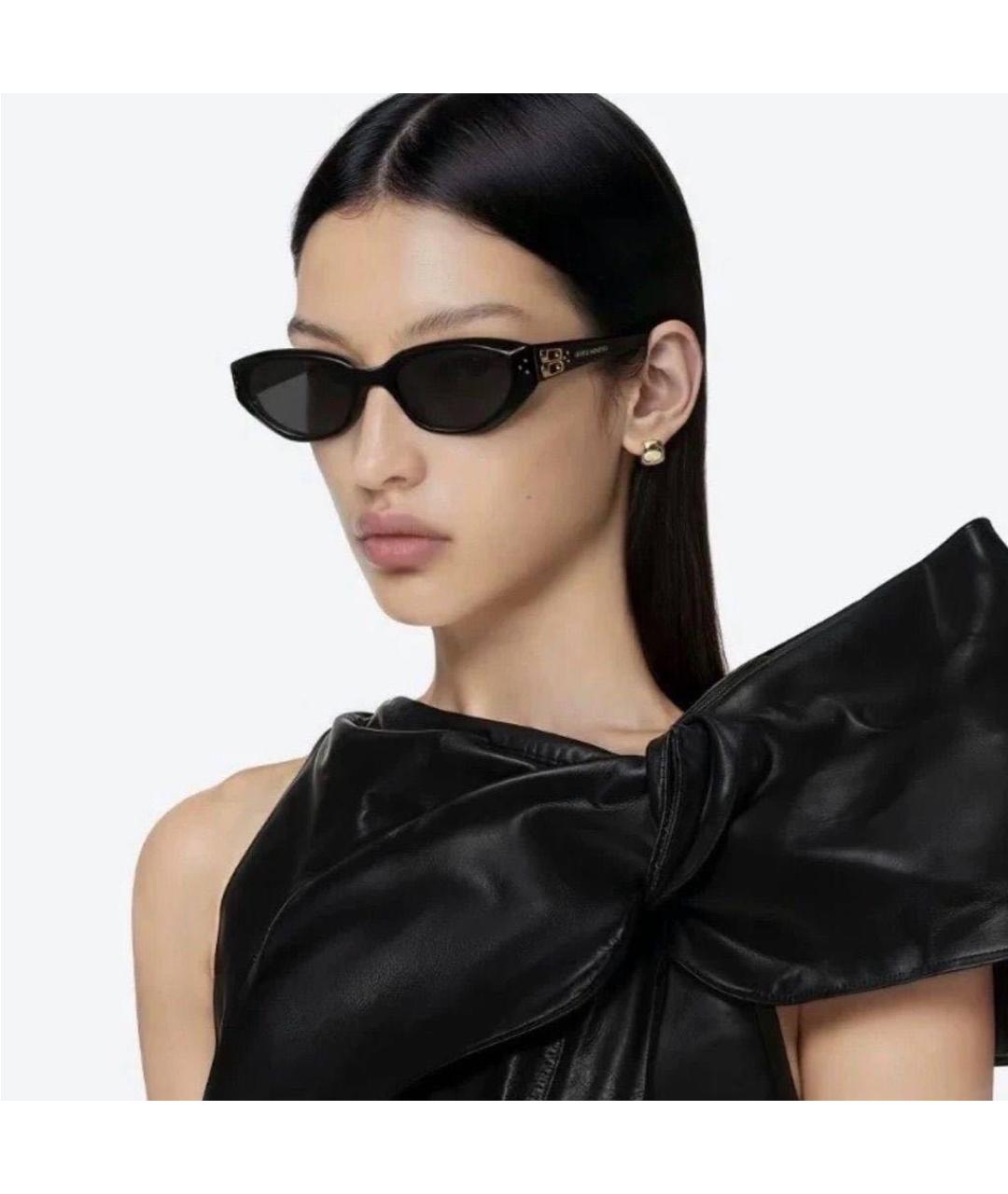 GENTLE MONSTER Черные пластиковые солнцезащитные очки, фото 2