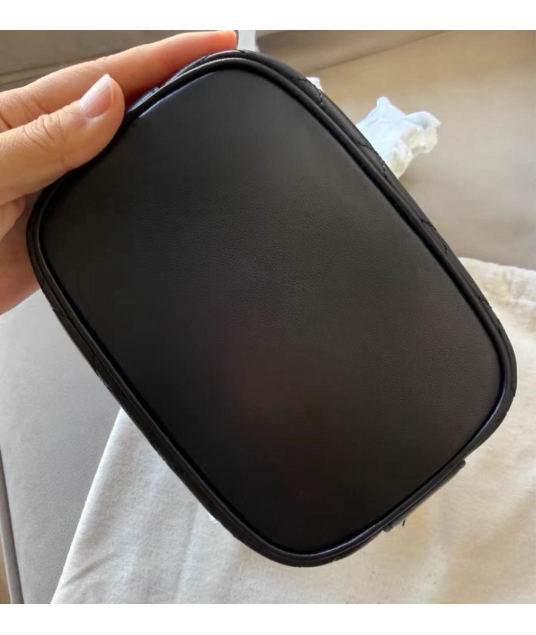 SAINT LAURENT Черная кожаная сумка через плечо, фото 7