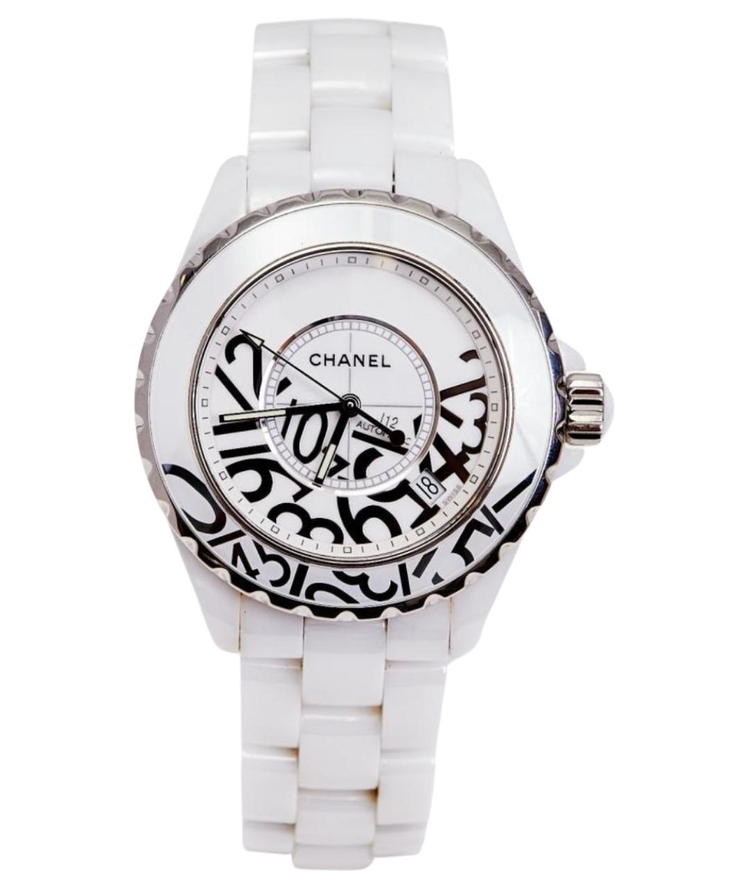 CHANEL Белые керамические часы, фото 6