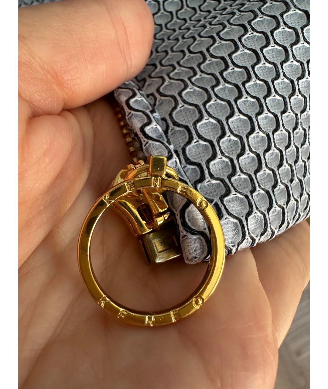 KENZO Голубой полиэстеровый костюм с юбками, фото 5