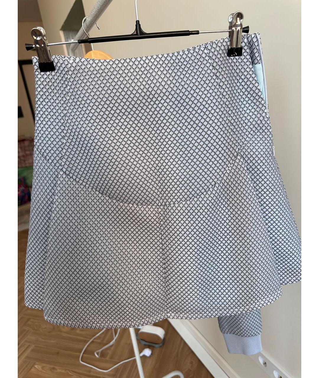 KENZO Голубой полиэстеровый костюм с юбками, фото 2