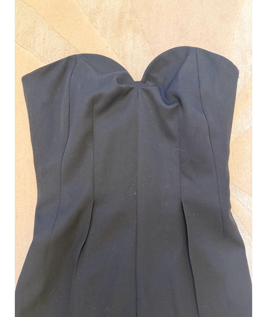 SAINT LAURENT Черный шерстяной комбинезон, фото 2