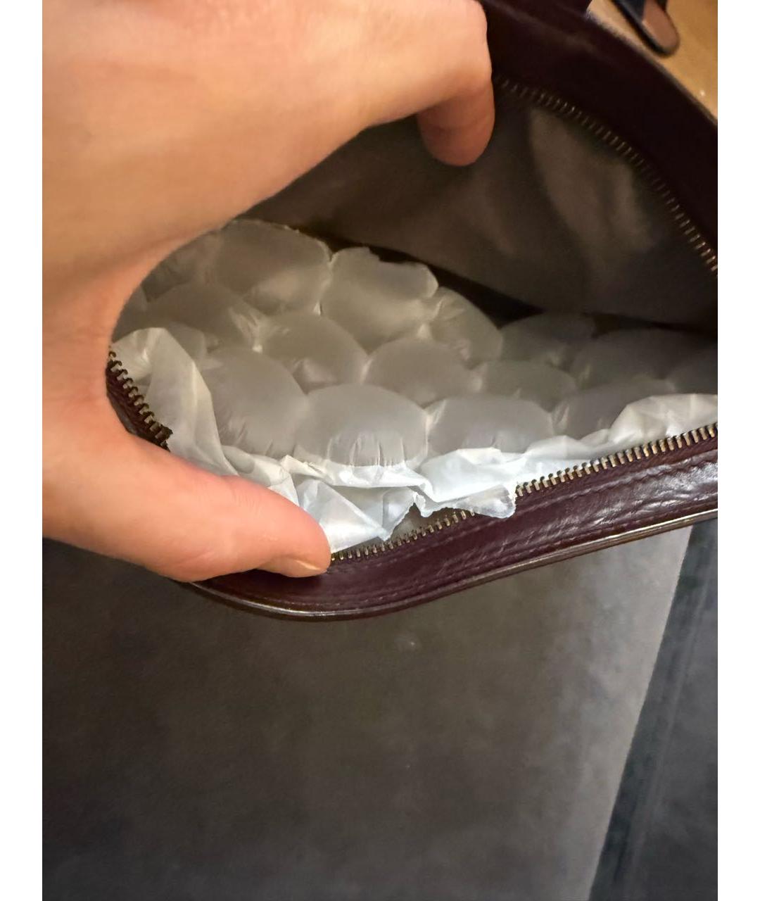 BOTTEGA VENETA Кожаная барсетка, фото 7