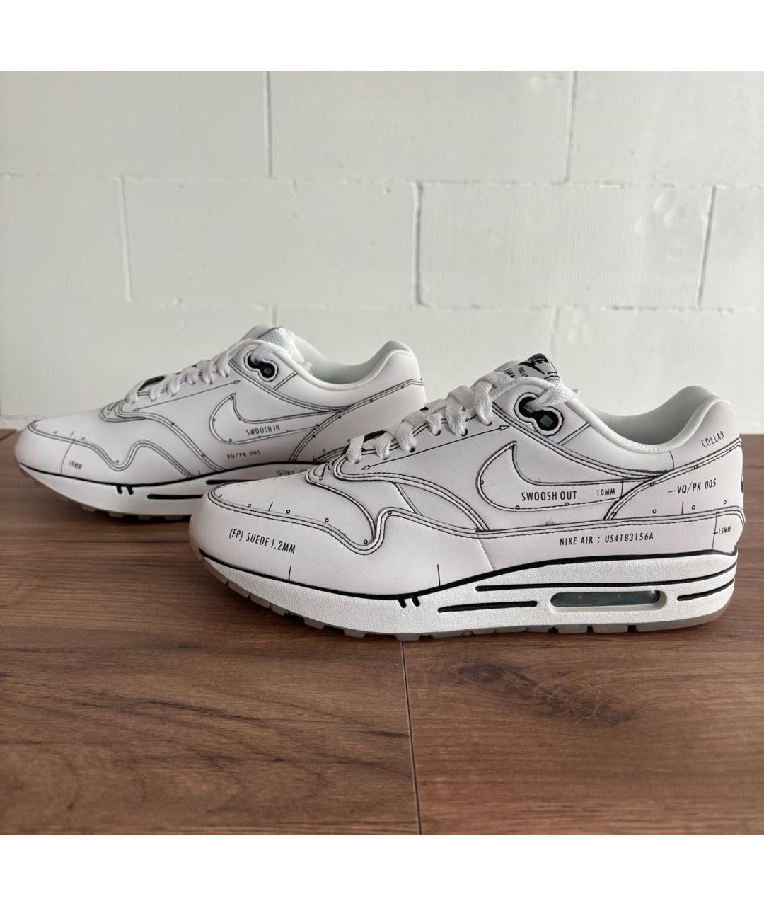 NIKE Белые низкие кроссовки / кеды, фото 3