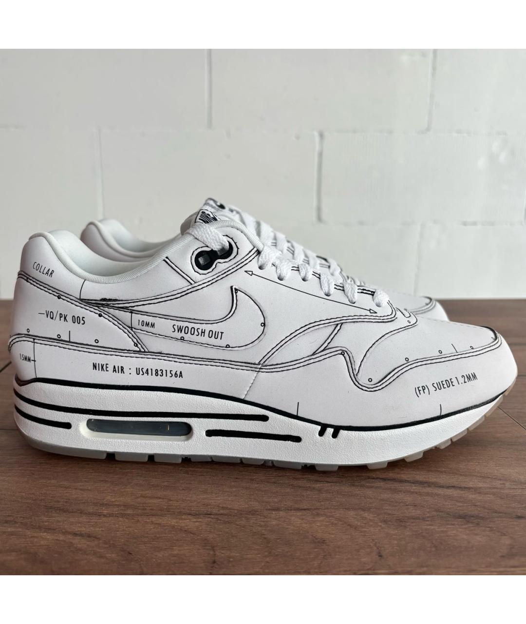 NIKE Белые низкие кроссовки / кеды, фото 5