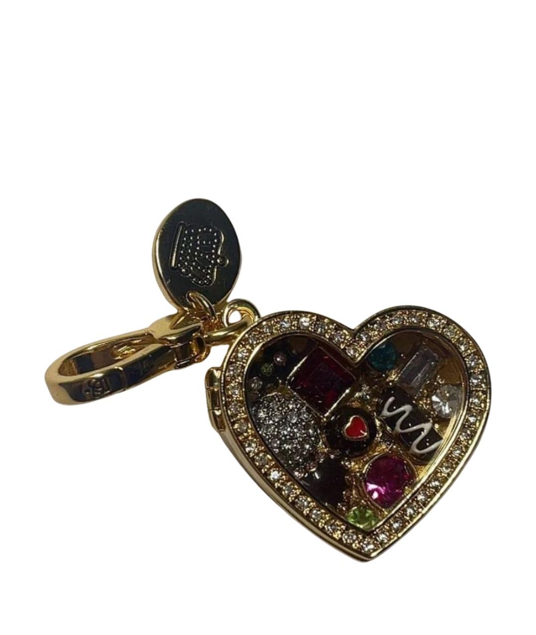 JUICY COUTURE Золотой брелок, фото 1