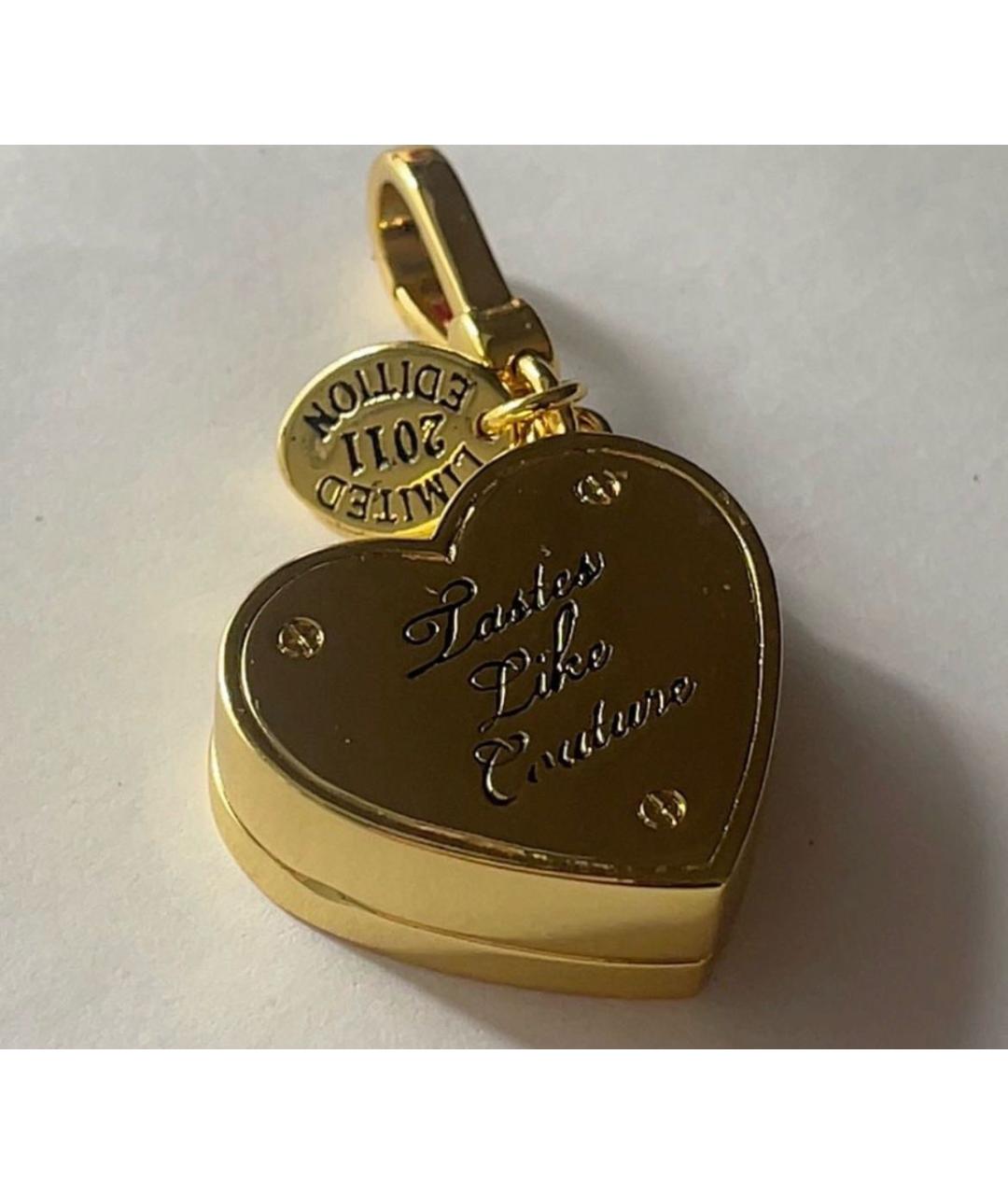 JUICY COUTURE Золотой брелок, фото 2