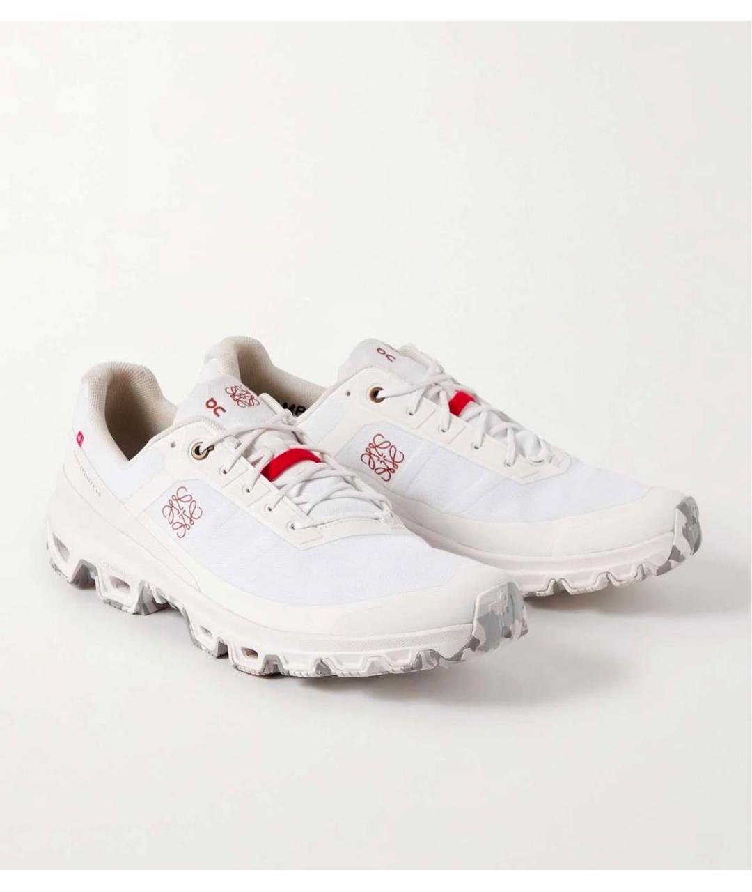 LOEWE Белые текстильные кроссовки, фото 2