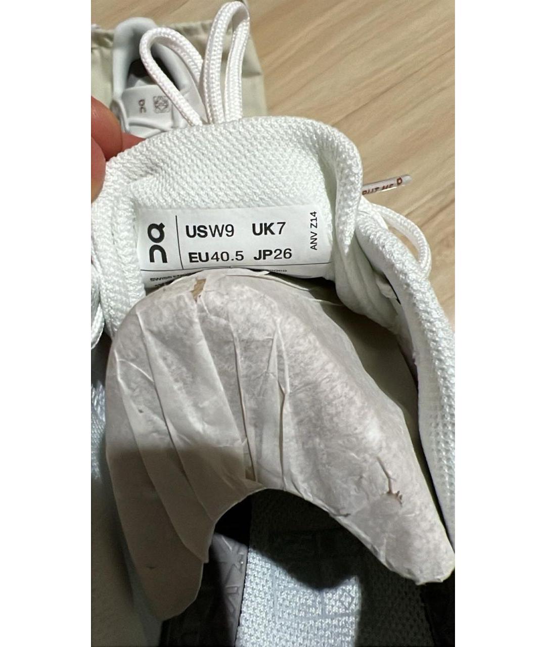 LOEWE Белые текстильные кроссовки, фото 6