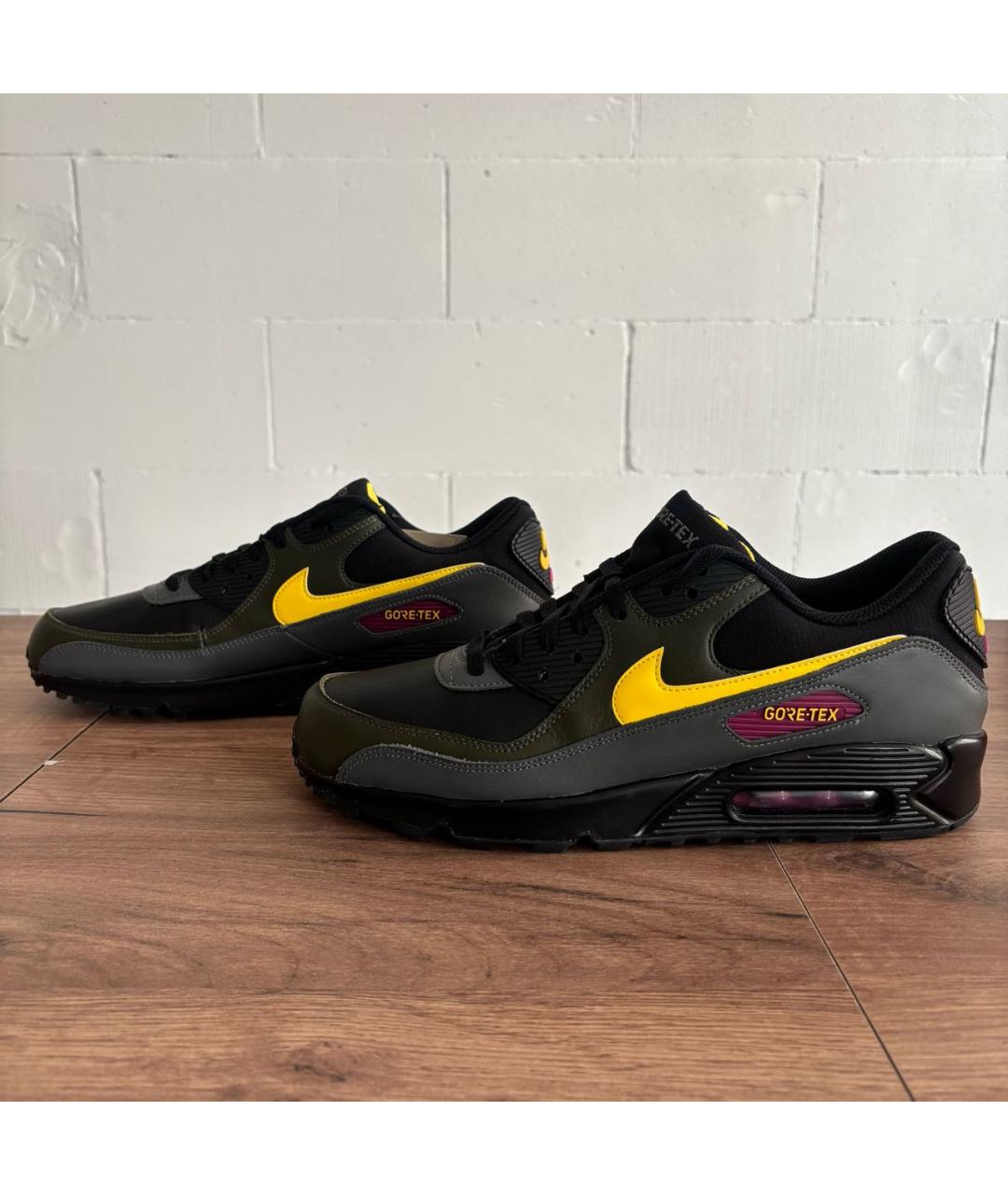 NIKE Черные низкие кроссовки / кеды, фото 5