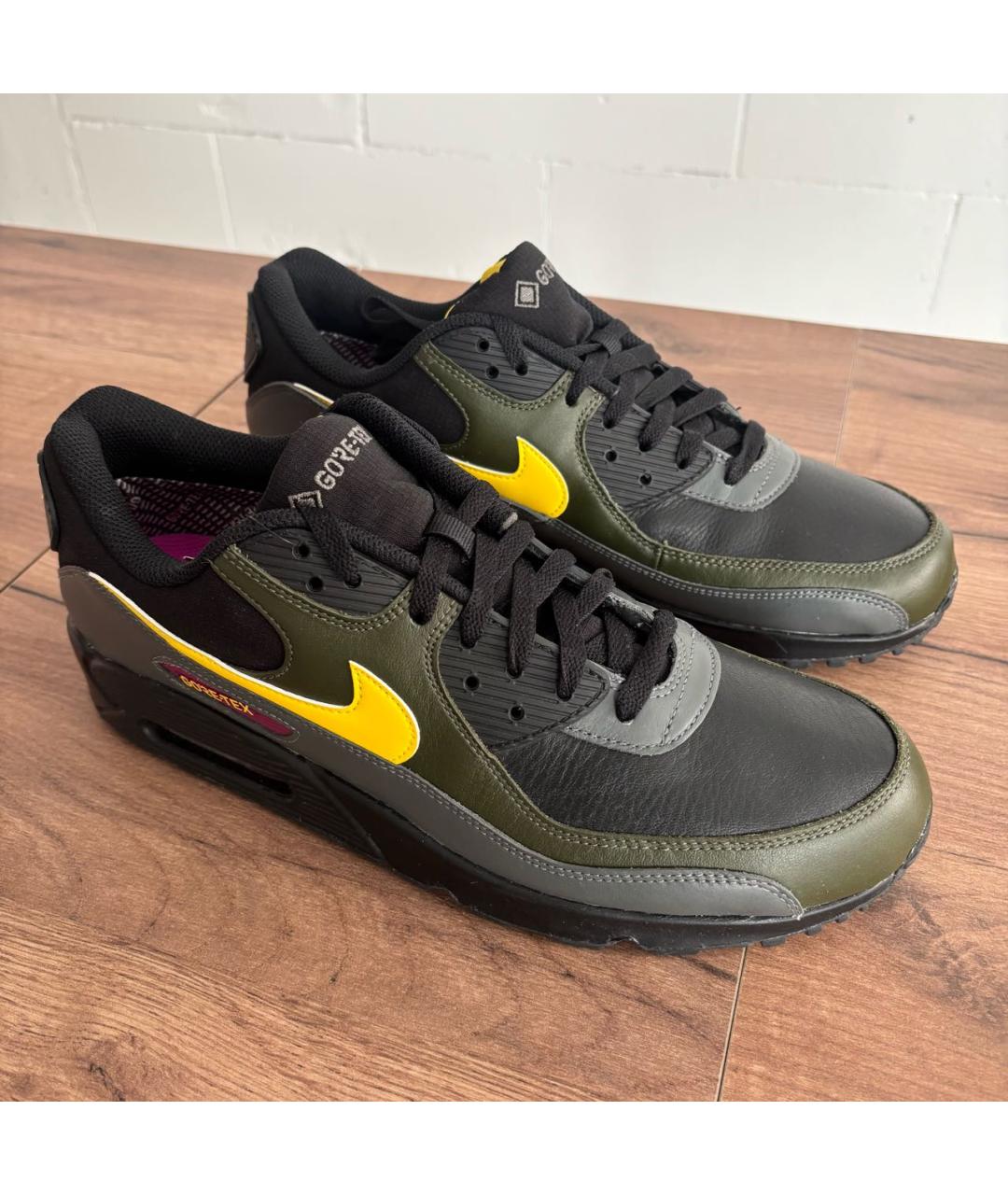 NIKE Черные низкие кроссовки / кеды, фото 2