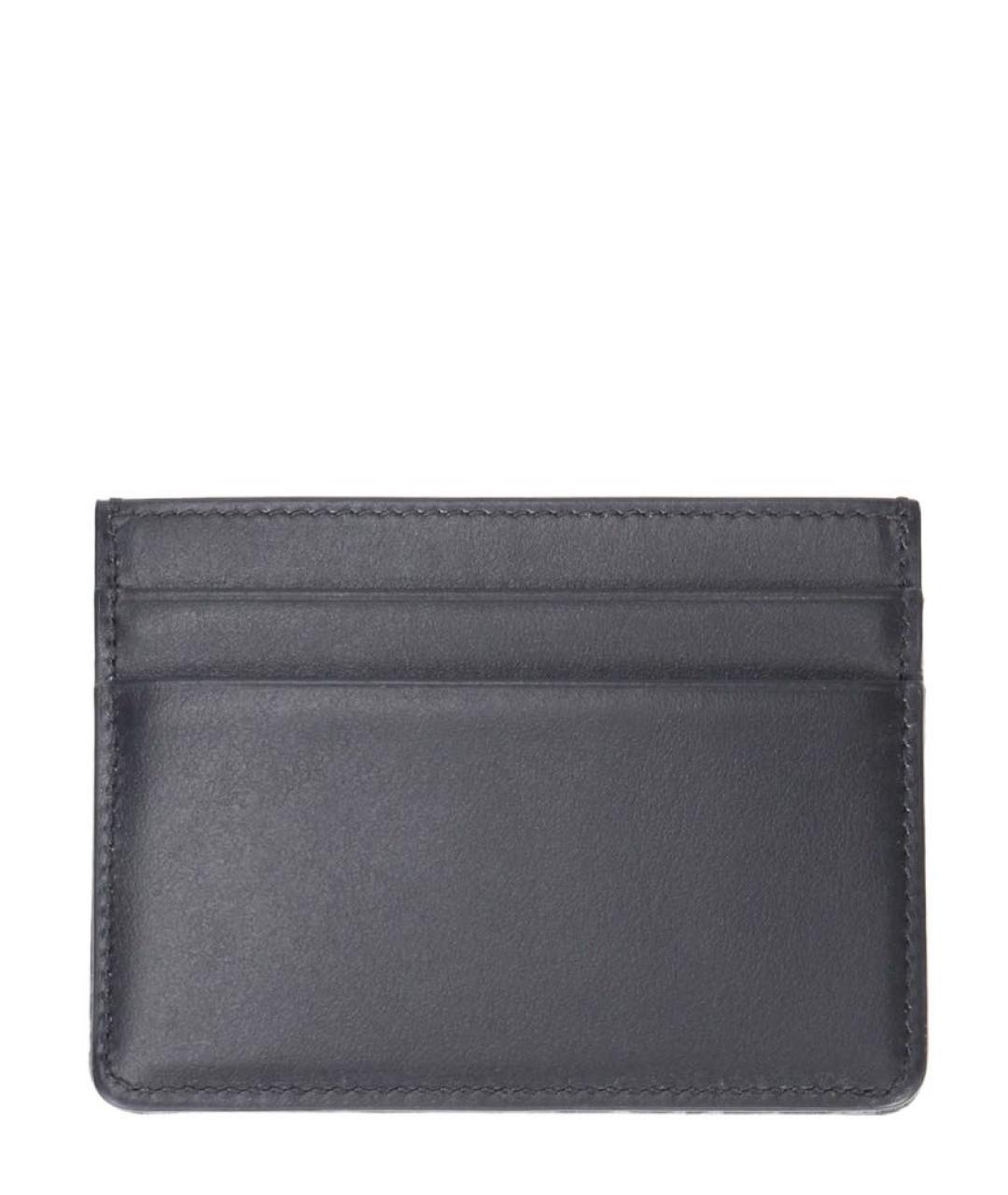 DOLCE&GABBANA Серый кожаный кардхолдер, фото 2
