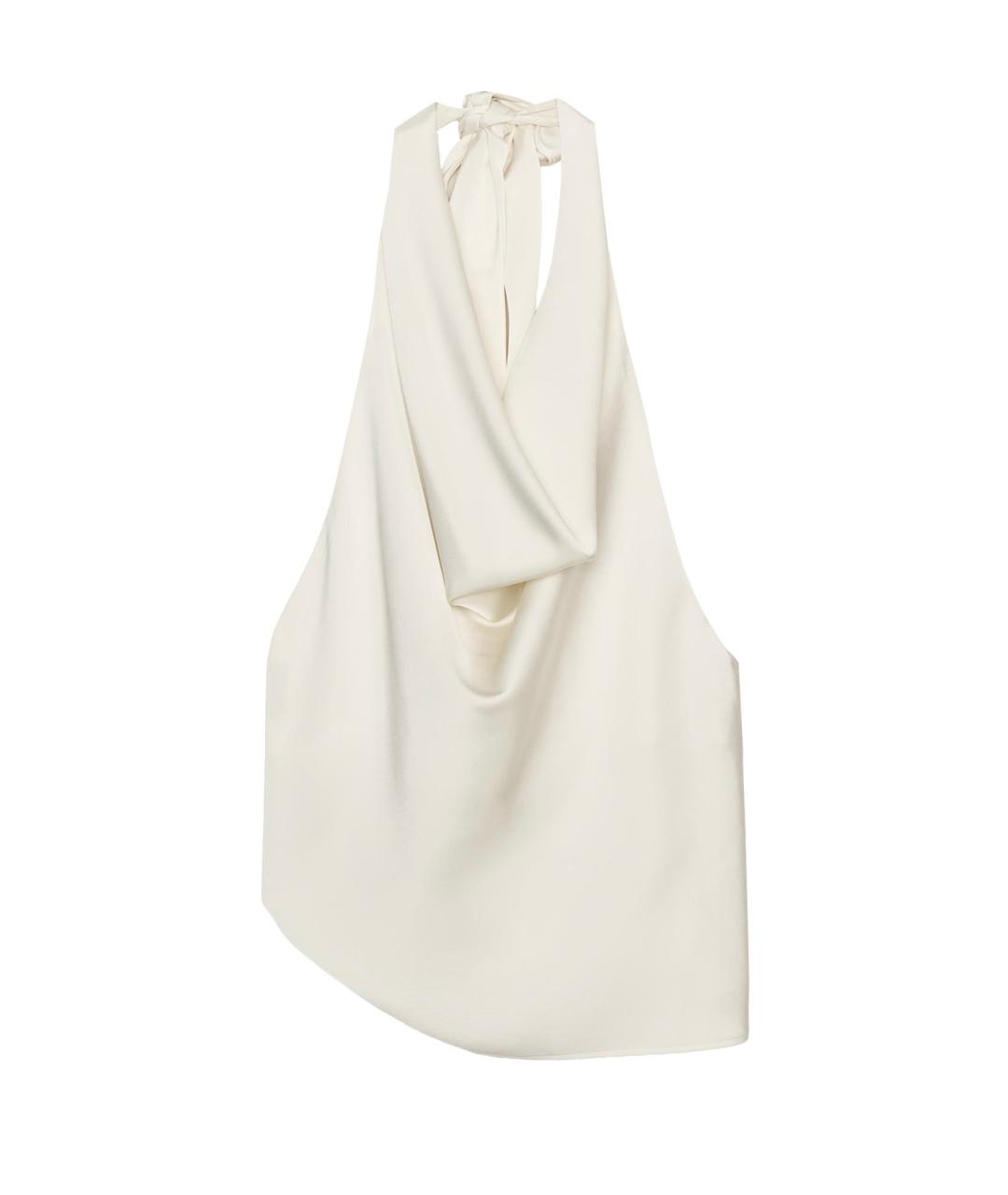 MAGDA BUTRYM Белый льняной жилет, фото 5