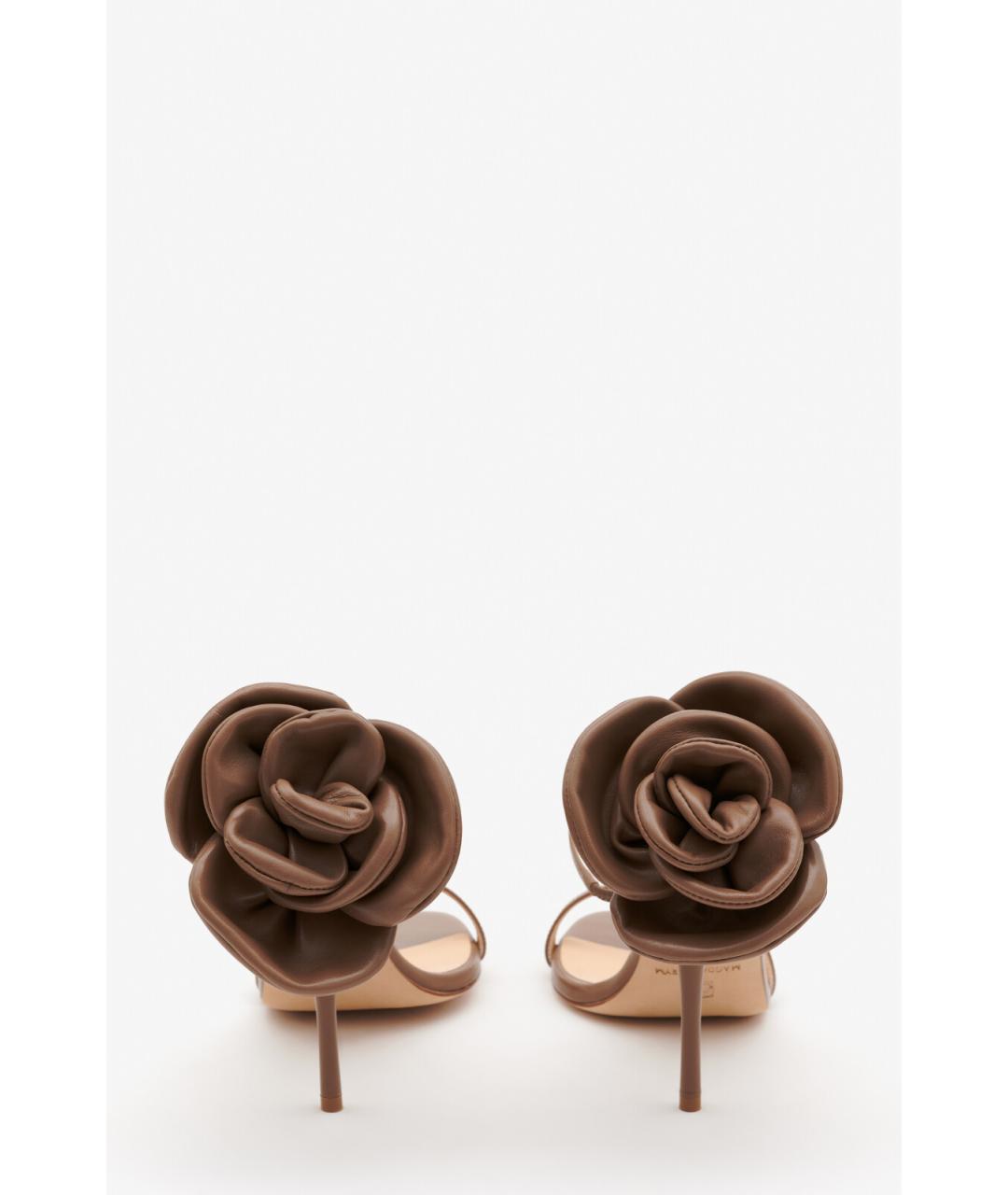 MAGDA BUTRYM Коричневые кожаные босоножки, фото 6