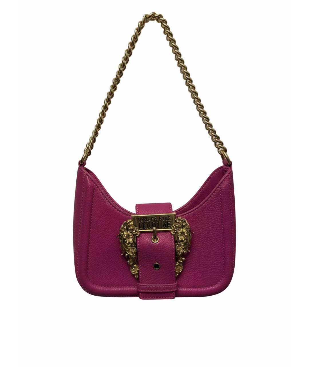 VERSACE JEANS COUTURE Фуксия сумка через плечо из искусственной кожи, фото 1