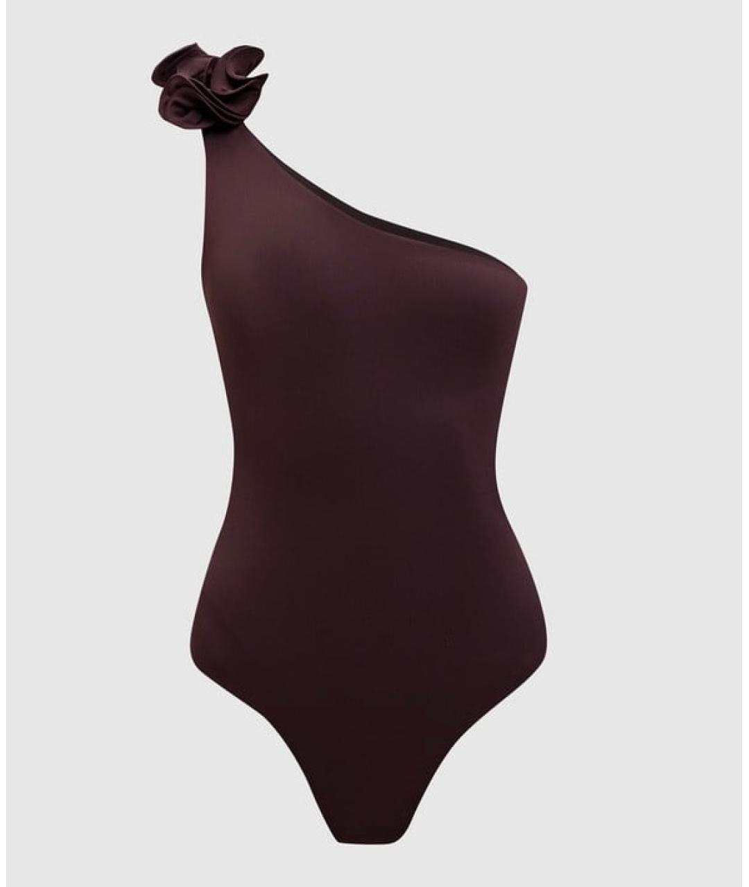 MAGDA BUTRYM Коричневый полиамидовый купальник, фото 5