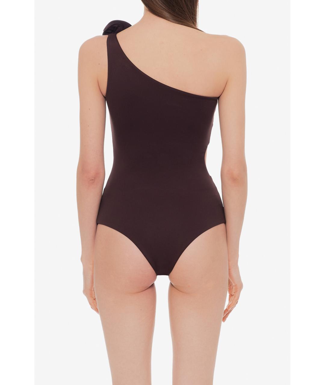 MAGDA BUTRYM Коричневый полиамидовый купальник, фото 4