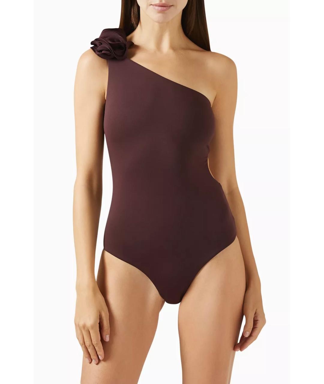 MAGDA BUTRYM Коричневый полиамидовый купальник, фото 3