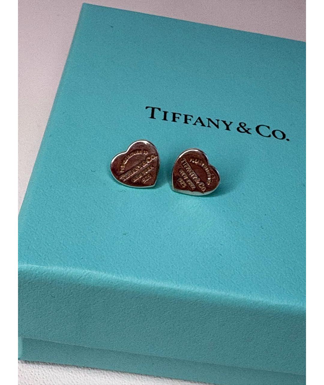 TIFFANY&CO Серебряные серебряные серьги, фото 5