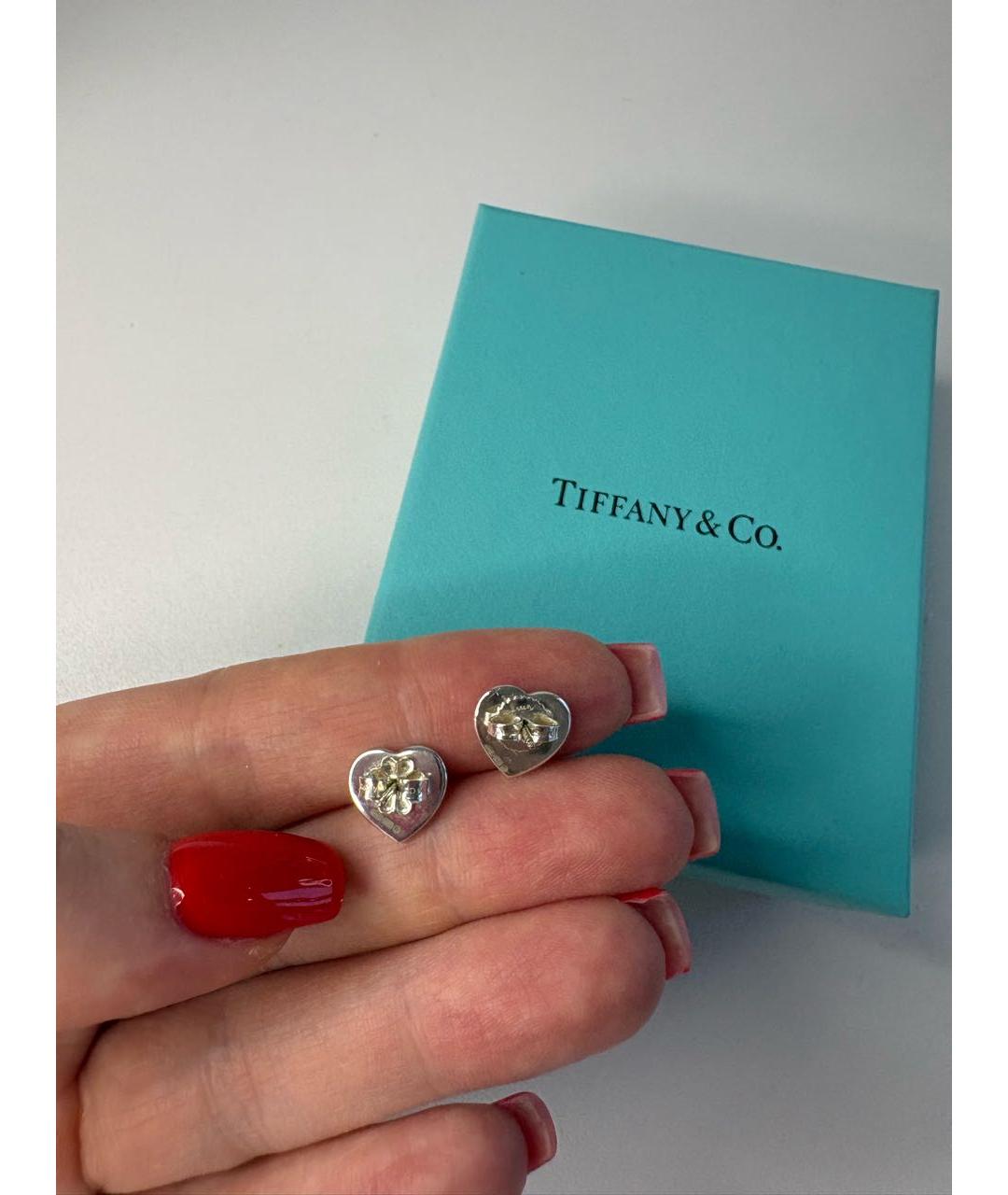 TIFFANY&CO Серебряные серебряные серьги, фото 2