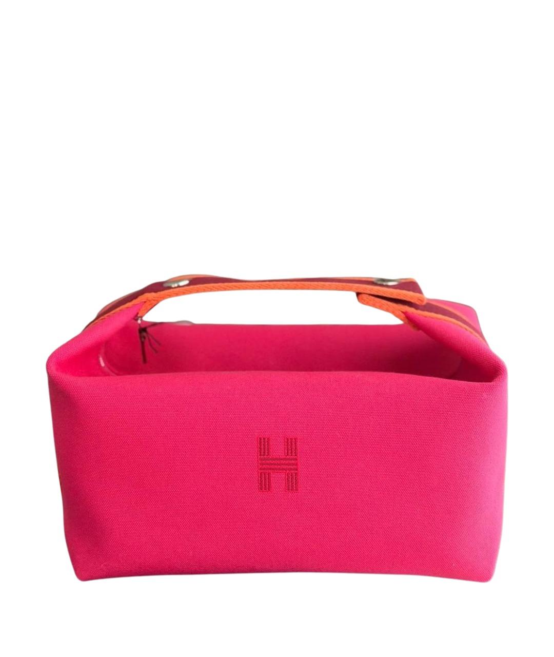 HERMES Розовая косметичка, фото 1