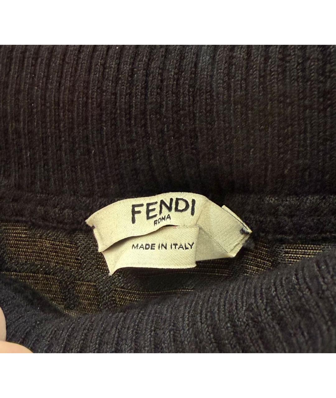 FENDI Деним юбка миди, фото 3
