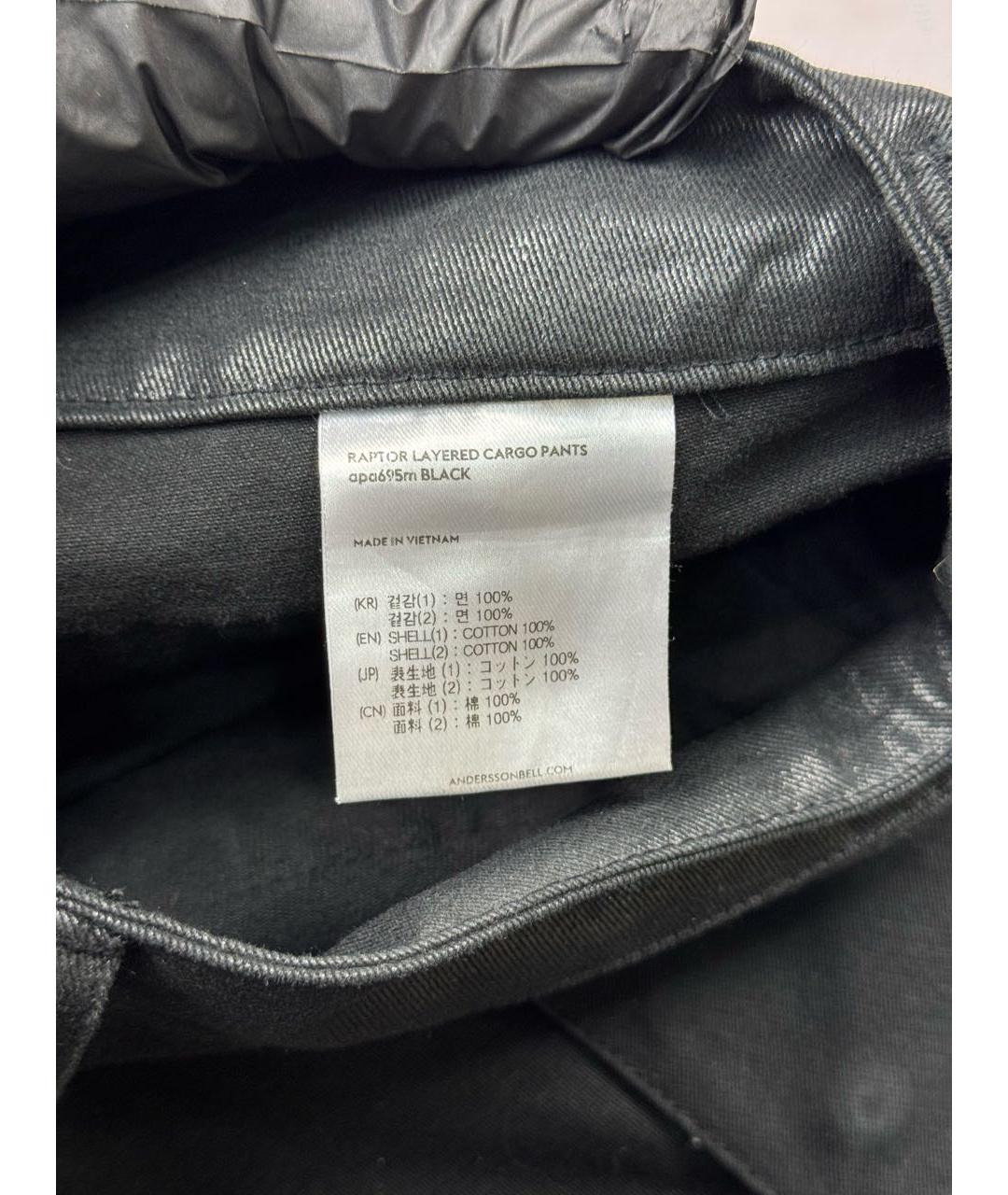 ANDERSSON BELL Черные повседневные брюки, фото 6
