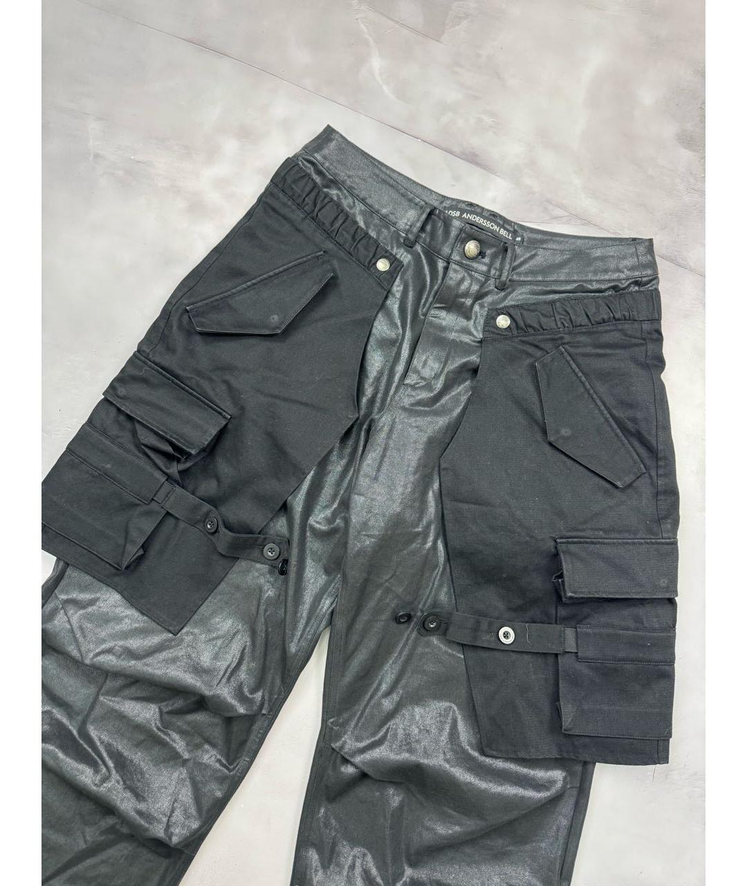 ANDERSSON BELL Черные повседневные брюки, фото 2