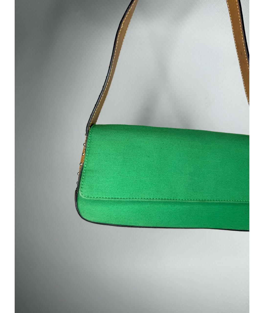 POLO RALPH LAUREN Зеленая сумка с короткими ручками, фото 2
