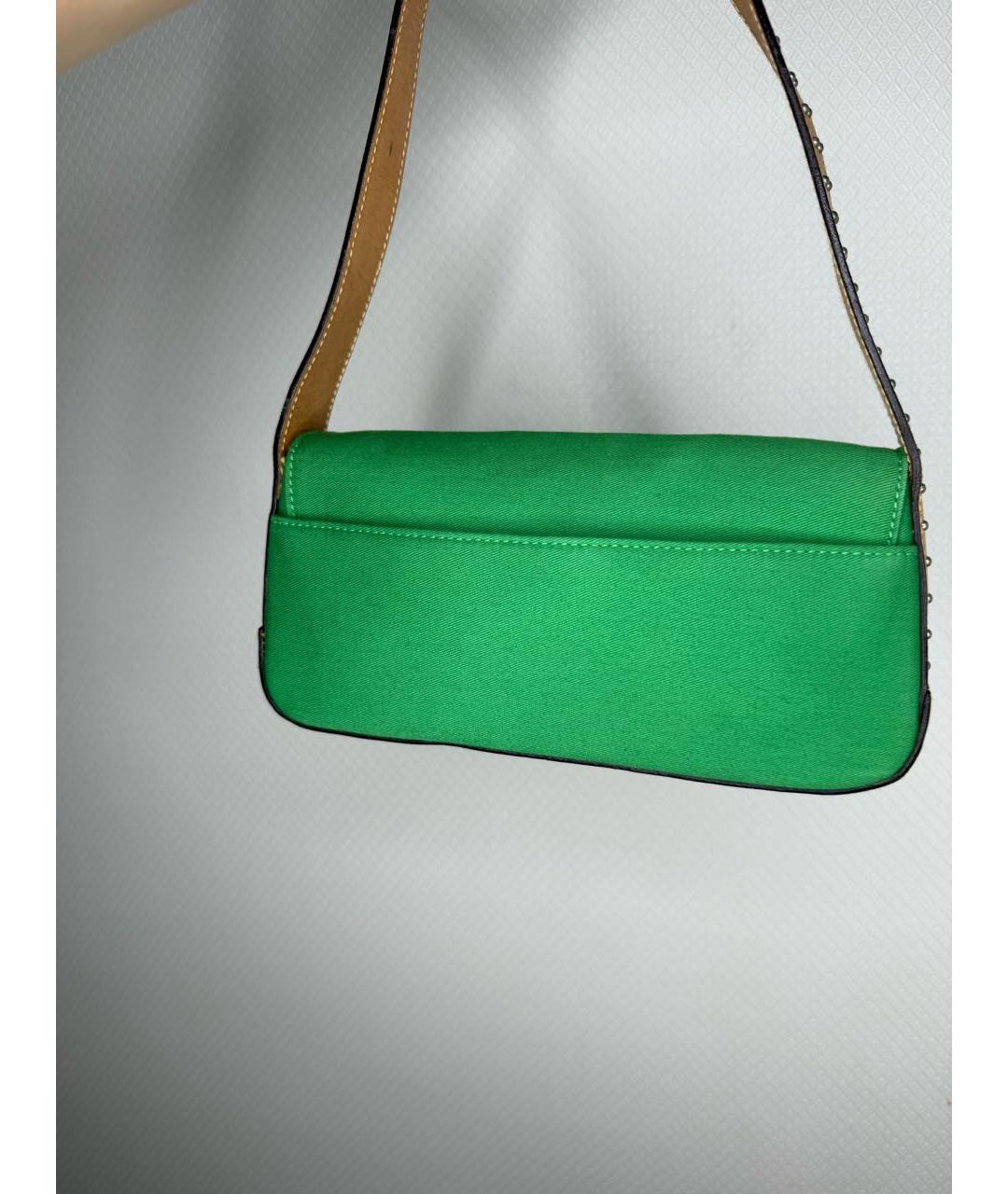 POLO RALPH LAUREN Зеленая сумка с короткими ручками, фото 3