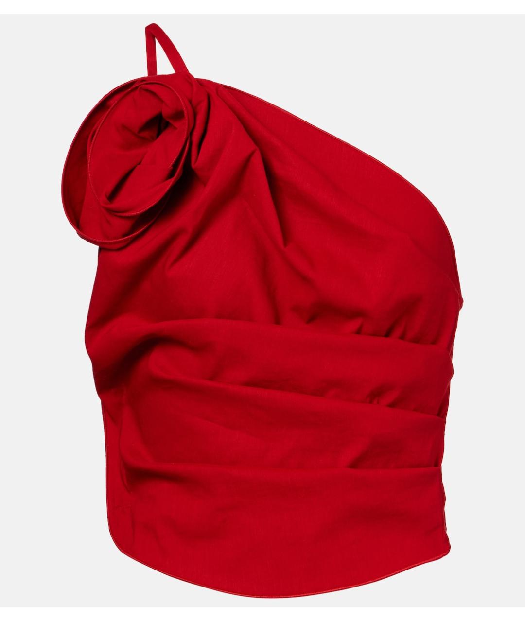 MAGDA BUTRYM Красная льняная майка, фото 8