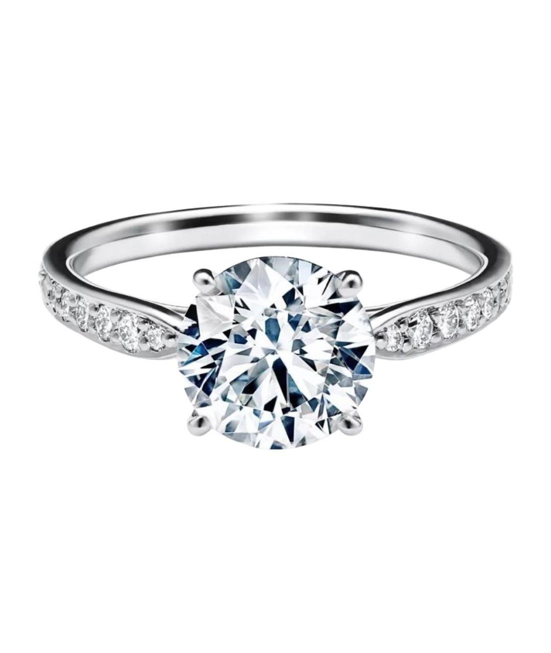 TIFFANY&CO Белое платиновое кольцо, фото 1
