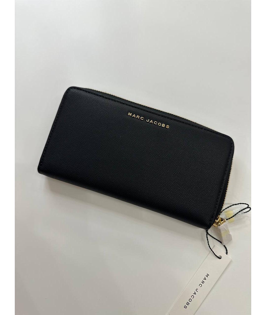 MARC JACOBS Черный кожаный кошелек, фото 7