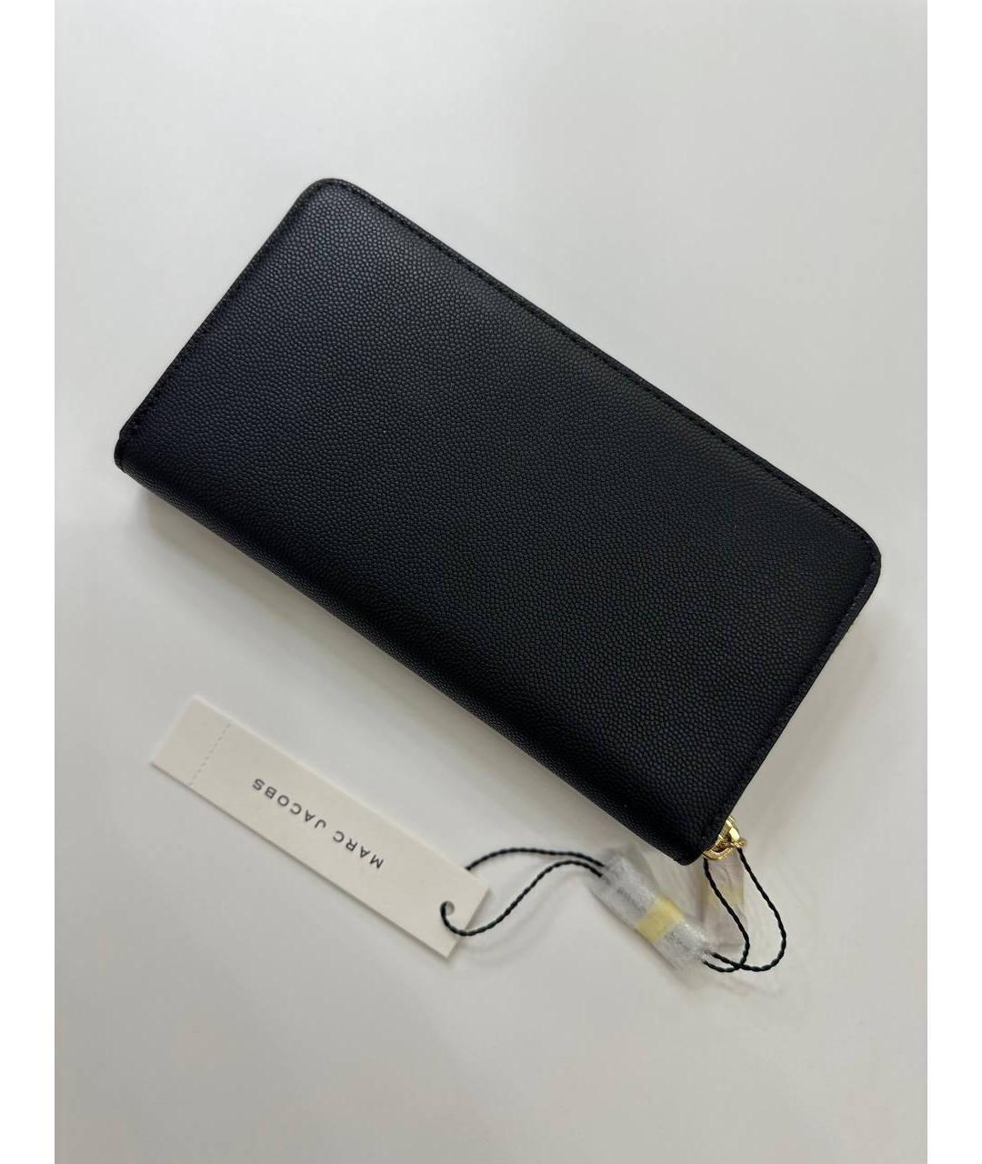 MARC JACOBS Черный кожаный кошелек, фото 3