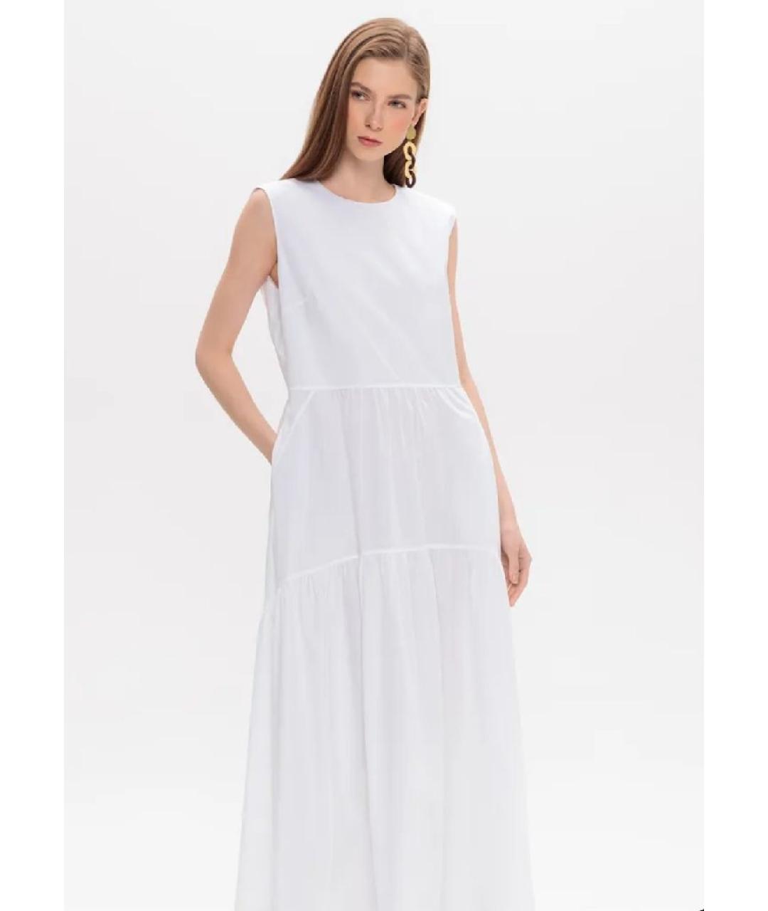 COS Белое хлопковое повседневное платье, фото 5