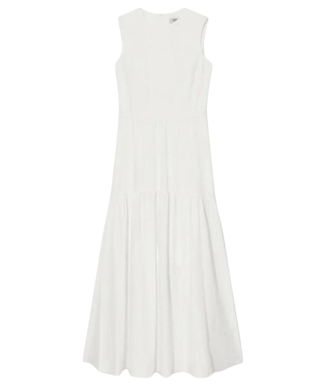 COS Белое хлопковое повседневное платье, фото 1