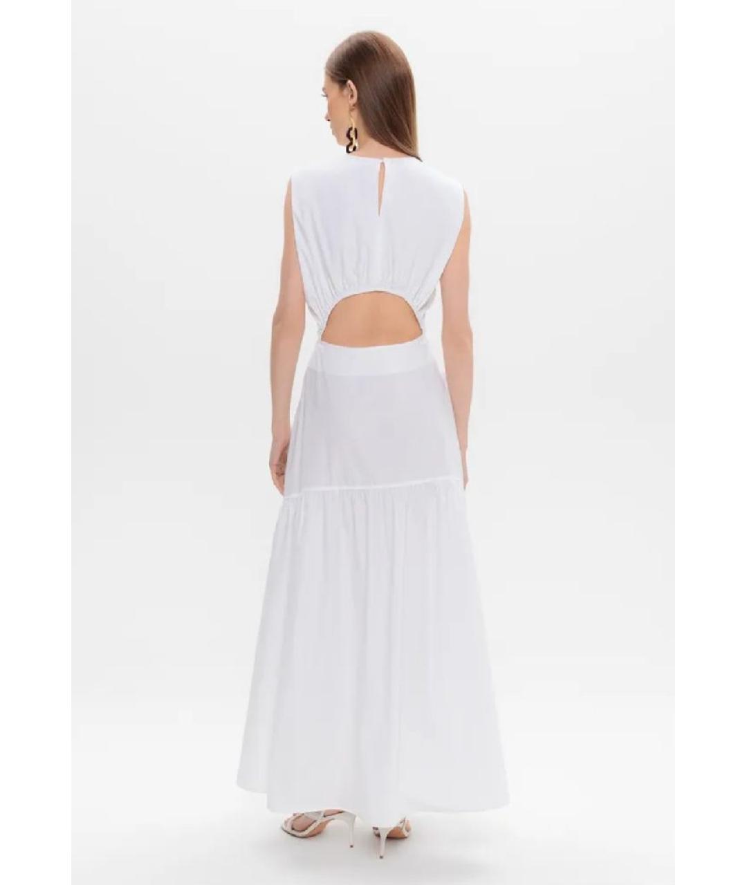 COS Белое хлопковое повседневное платье, фото 4