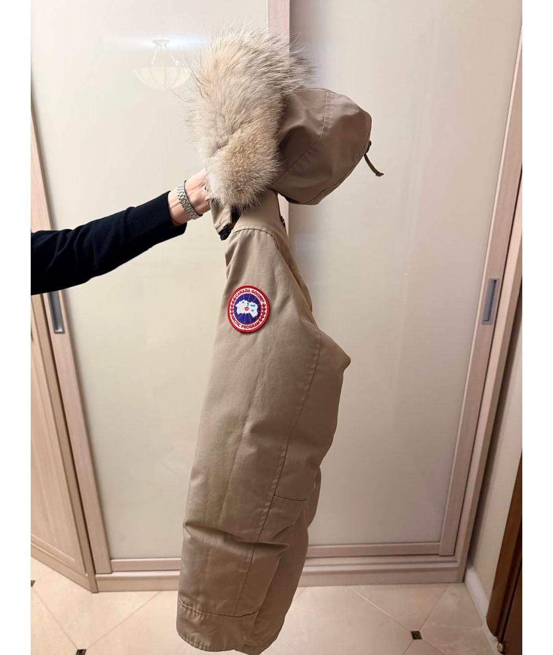 CANADA GOOSE Бежевая парка, фото 6