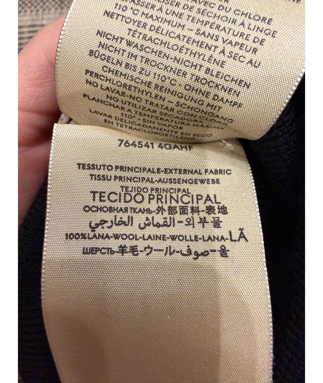 GUCCI Черная шерстяная шапка, фото 4