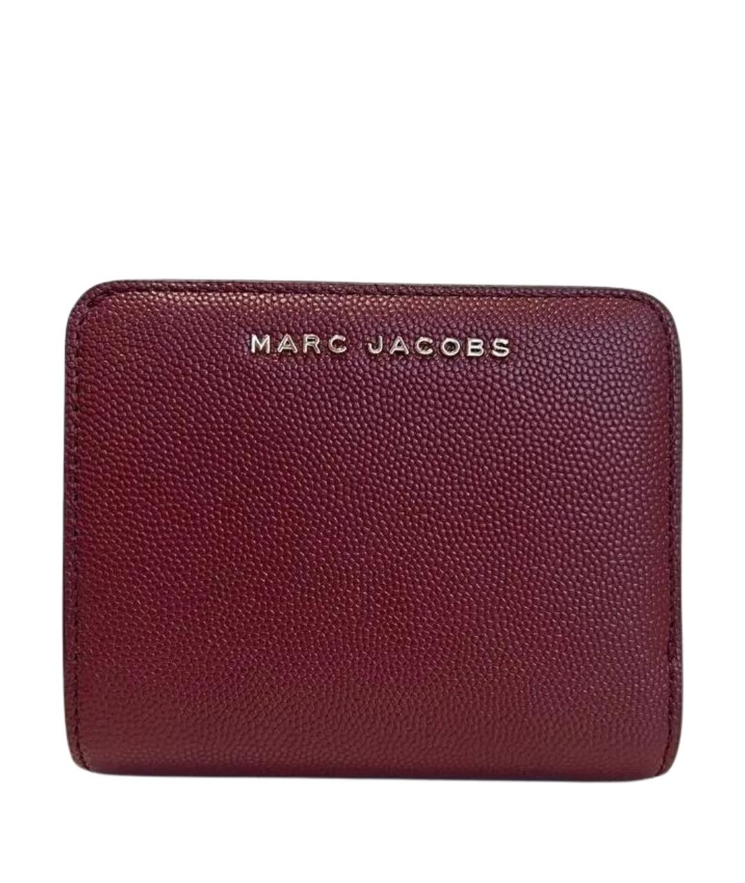 MARC JACOBS Бордовый кожаный кошелек, фото 1