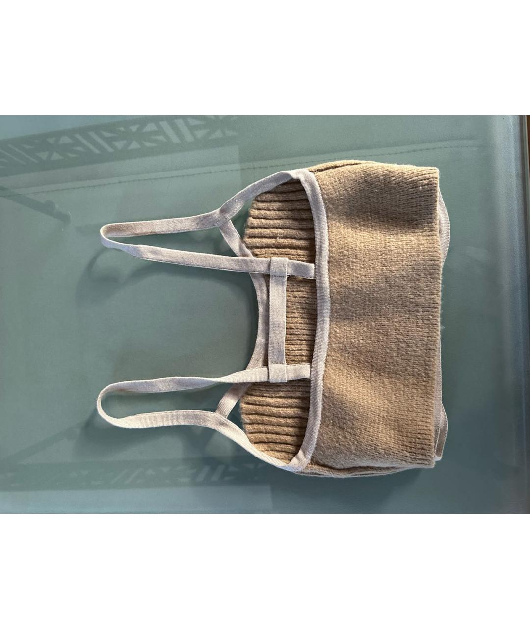 JACQUEMUS Бежевая шерстяная майка, фото 2