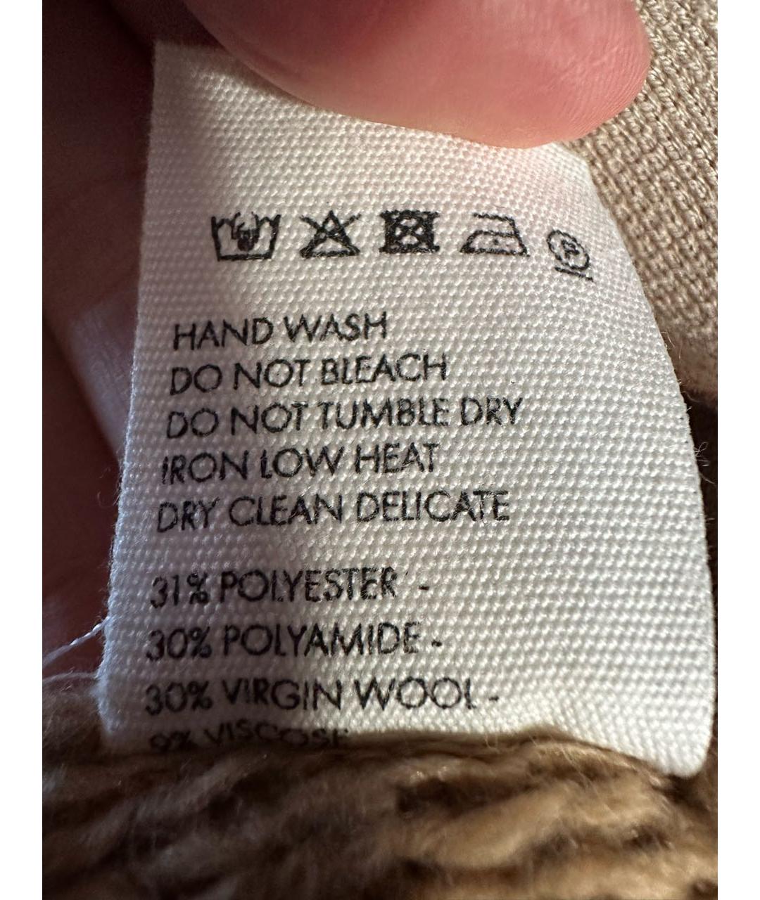 JACQUEMUS Бежевая шерстяная майка, фото 4