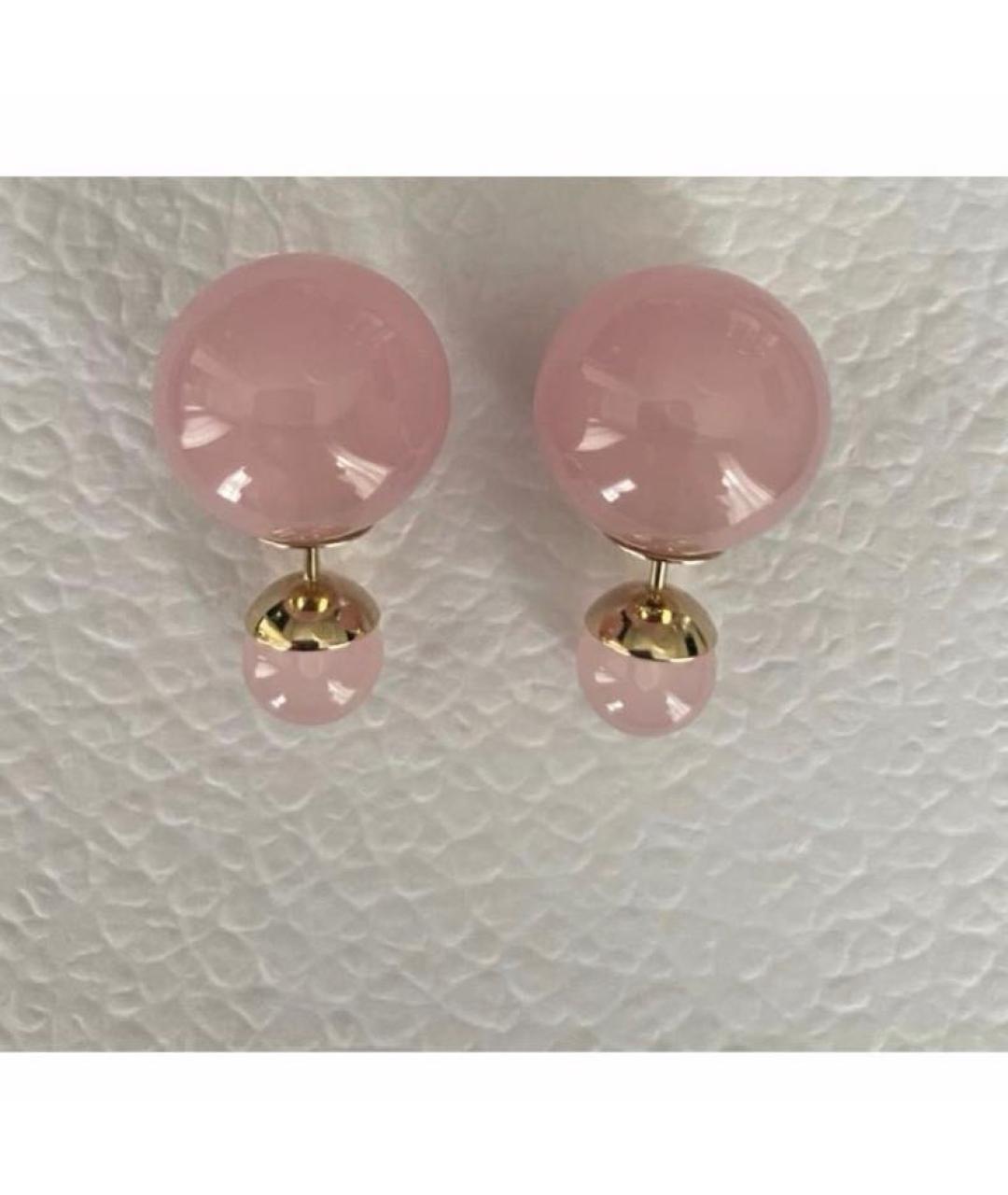 CHRISTIAN DIOR Розовые серьги, фото 2