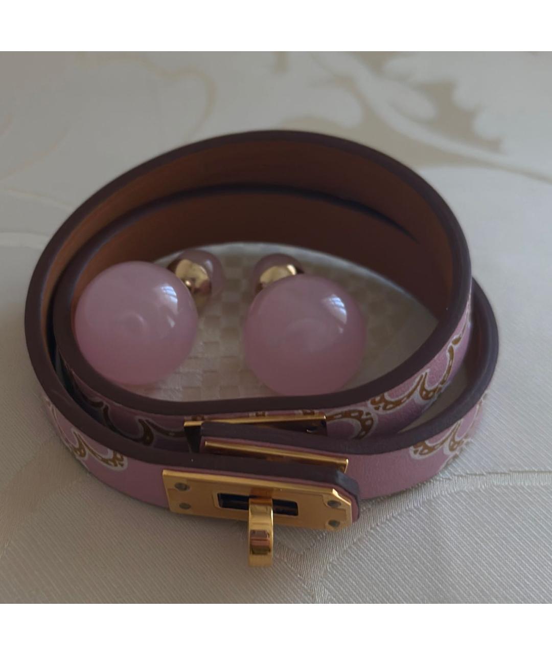 CHRISTIAN DIOR Розовые серьги, фото 4