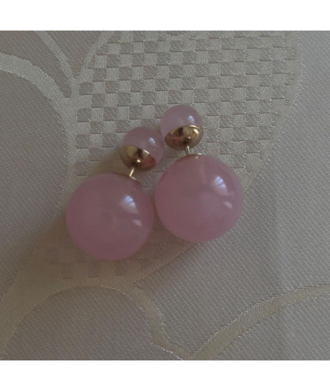 CHRISTIAN DIOR Розовые серьги, фото 3