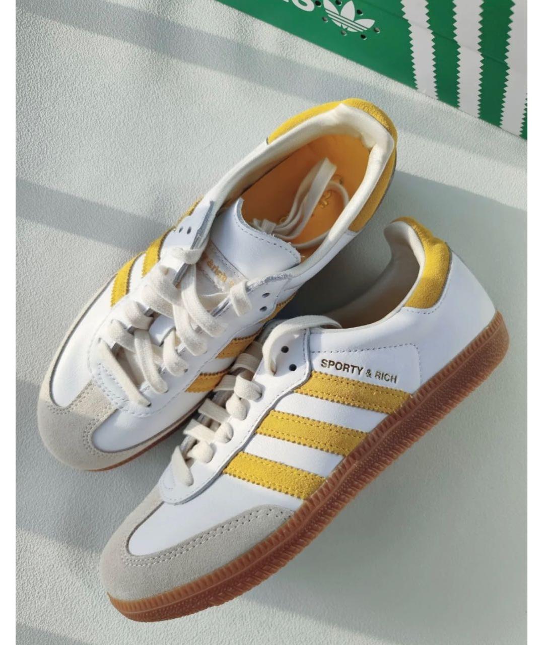 ADIDAS Кожаные кроссовки, фото 2