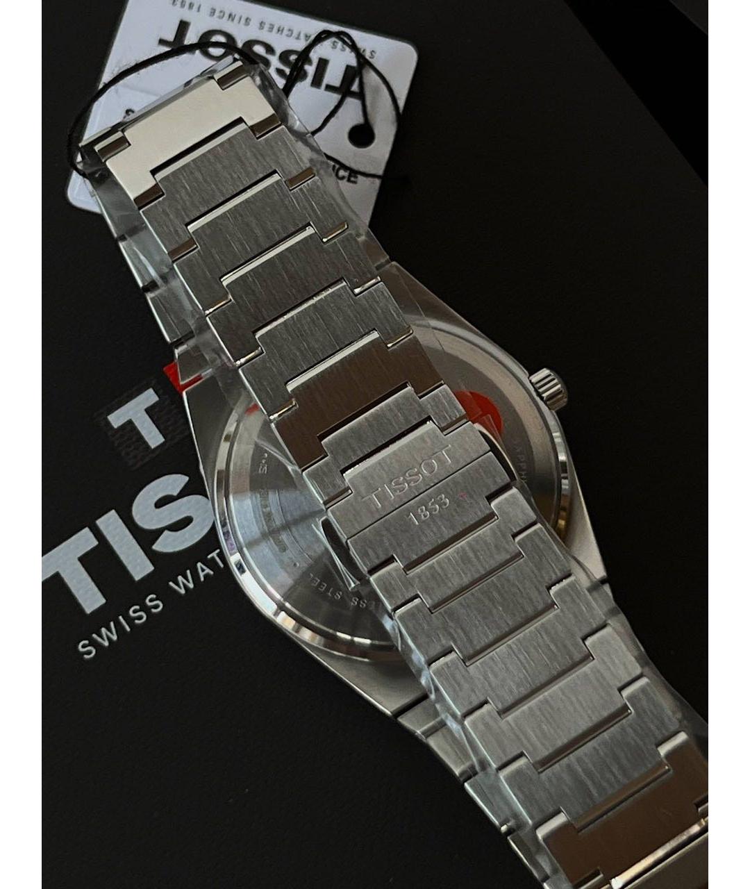 TISSOT Темно-синие стальные часы, фото 8