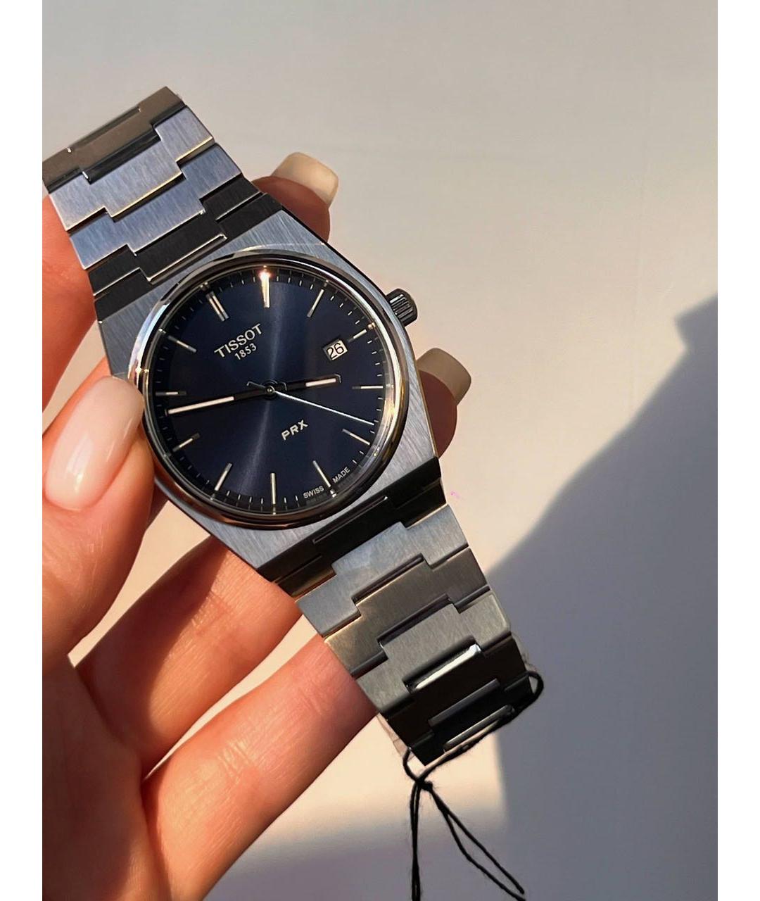 TISSOT Темно-синие стальные часы, фото 7