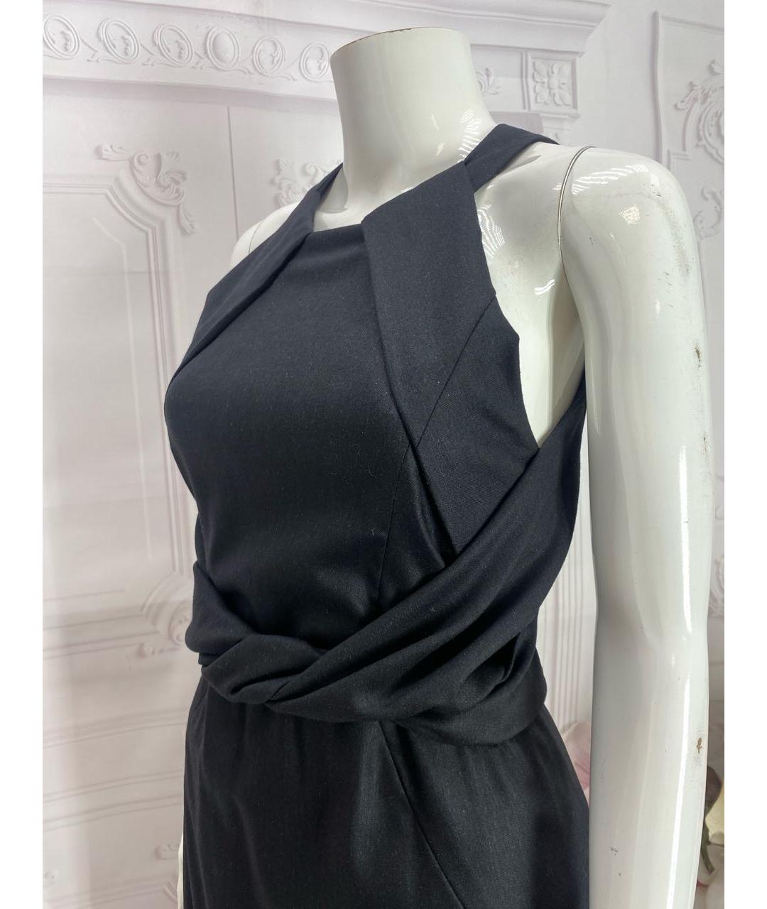 GUCCI Черное шерстяное коктейльное платье, фото 6
